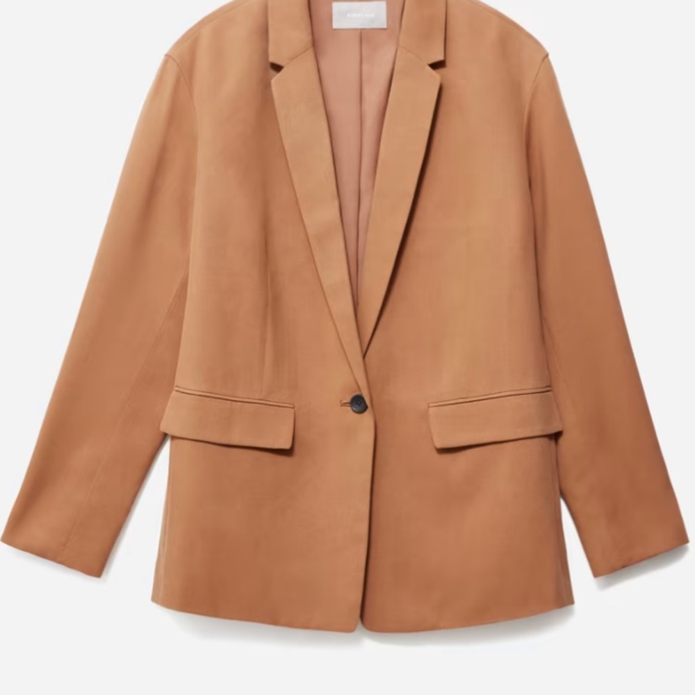 Everlane easy blazer size 2 toasted almond